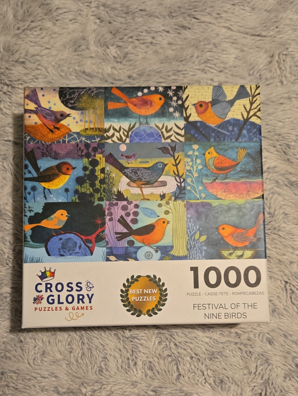 Cross & Glory 1000 Piece Puzzle - Festival of the Nine Birds